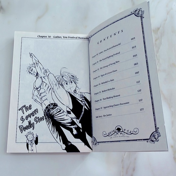 Fifth vol of manga series “The Seven Deadly Sins” - Picture 3 of 3
